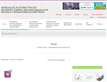 Tablet Screenshot of manualesautomotricesweb.com